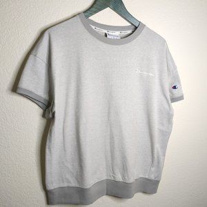 Champion Basic Tan & Gray Tee